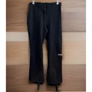 Women's sz 6 Spyder Winner Black Insulated Waterproof Ski Snowboard Pants Black